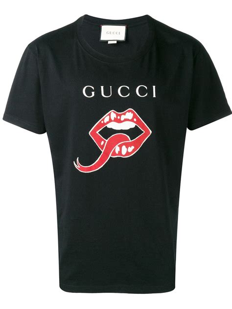 gucci mouth t shirt|Gucci t shirt men small.